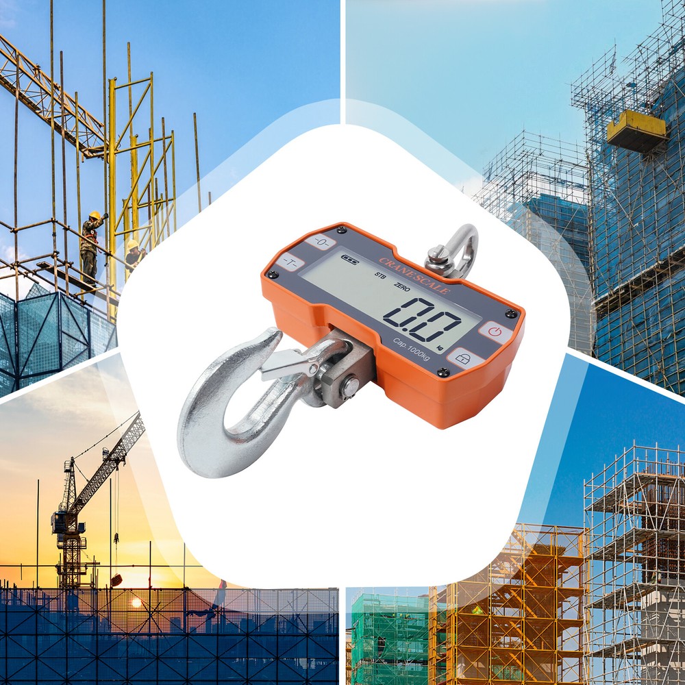 Wireless Industrial Electronic Digital Hanging Crane Scale for Farms 1000kg 1T