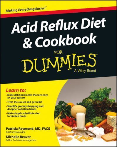 Acid Reflux Diet and Cookbook for Dummies by Patricia Raymond and Michelle Beaver (2014, Trade Paperback)-image