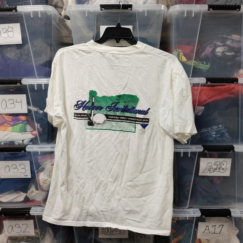 90s Golf Hoover Invitational Shirt Oneita Tag Xl Pre Owned Good A307