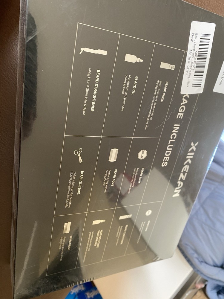 Xikezan Beard Straightener Kit for Smooth Groomed Facial Hair