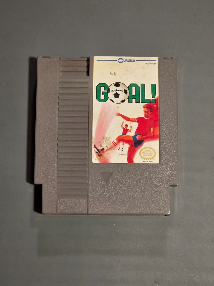 Retro Original Nintendo NES Goal! Authentic Game - Tested and Working