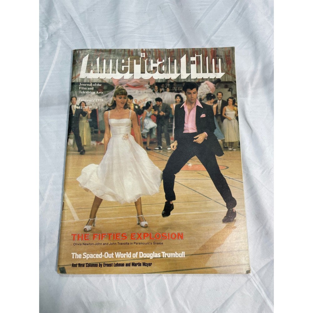 American Film Magazine Feb 1978 Grease Olivia Newton-John John Travolta Fifties
