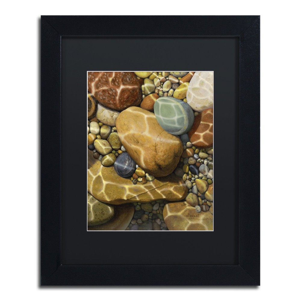 Step Into Magic with Stephen Stavast's 11x14 Black Framed Artwork