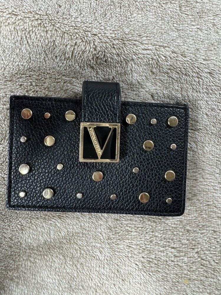 Victoria's Secret Expandable Black Accordion Card Case