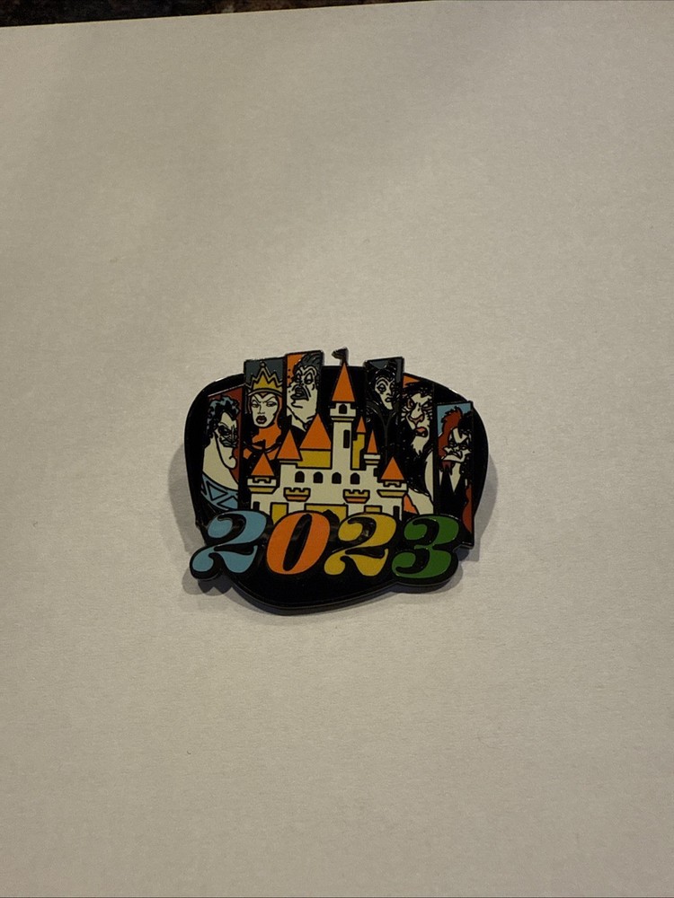 2023 Disney Villains Castle Pin Maleficent Hades Scar Cruella Open Edition