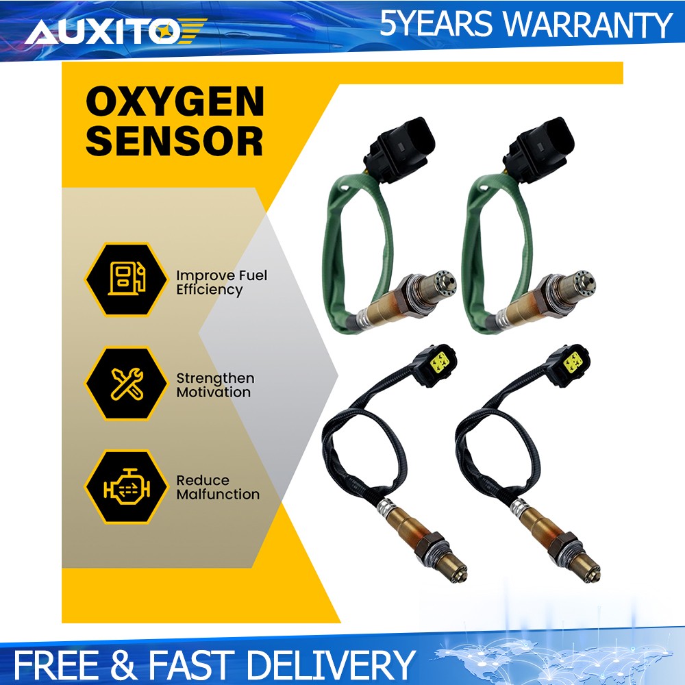 4PCS Oxygen Sensor Up&Down For MERCEDES-BENZ E350 E550 GL450 GL550 GLK350 ML350