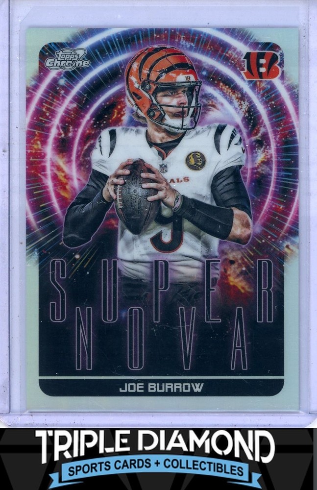 2025 Topps Cosmic Chrome Joe Burrow Supernova SP Case Hit Bengals T316