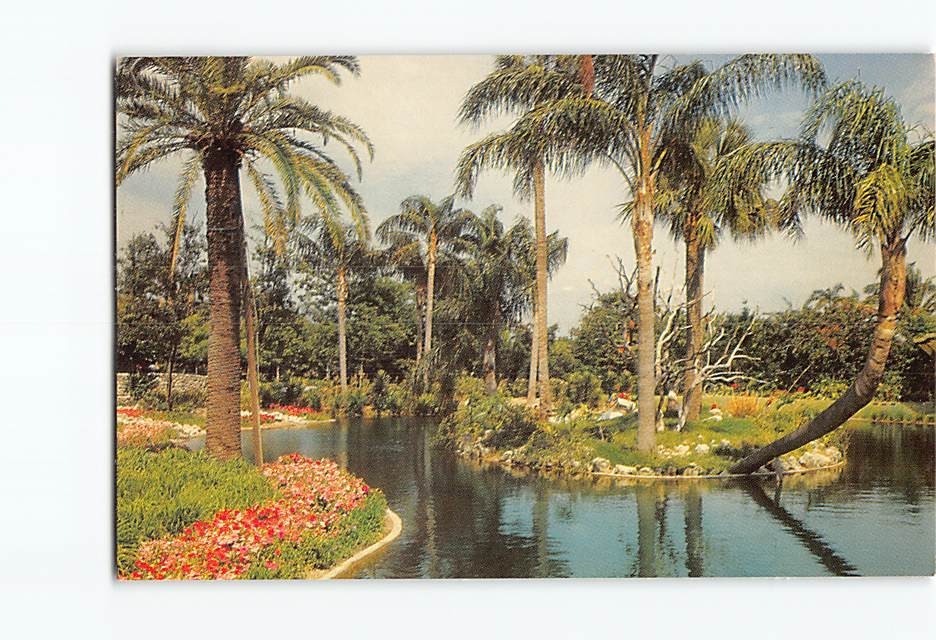 Postcard Scene in Busch Gardens Tampa Florida USA