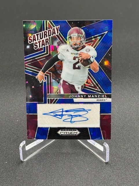 2025 Panini Prizm Draft Picks Johnny Manziel Saturday Star Auto 32/50