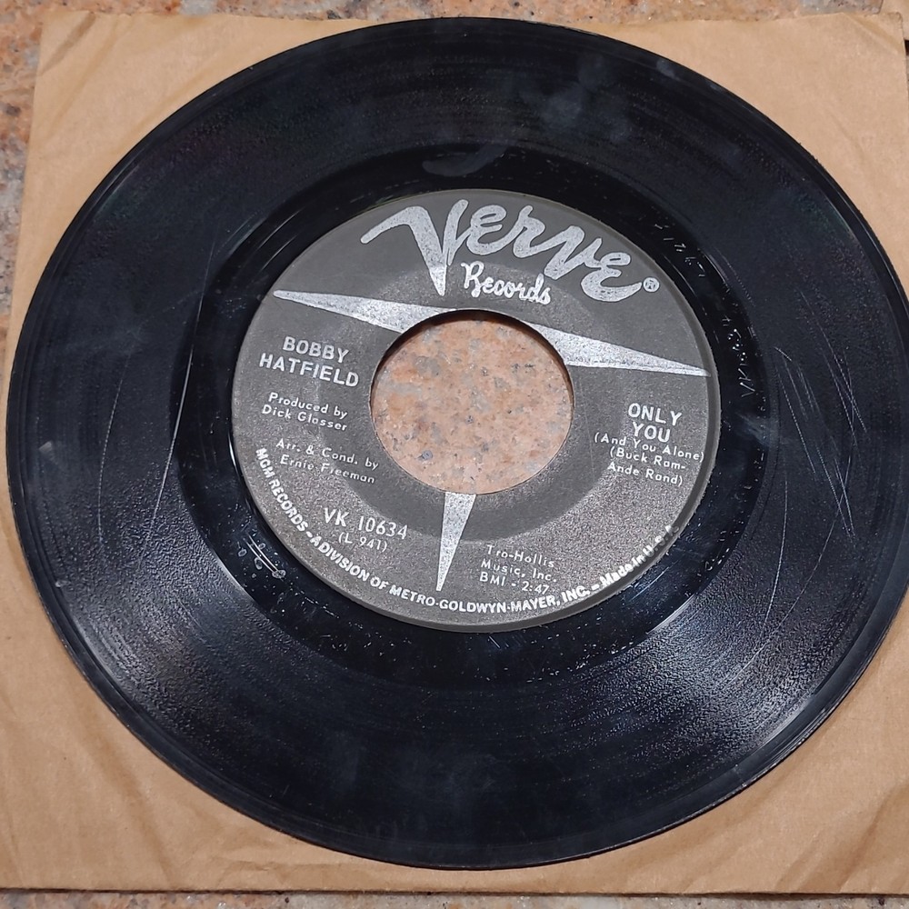 Bobby Hatfield Only You / The Wonder of You 7