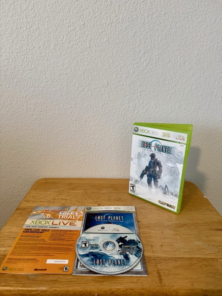 Lost Planet: Extreme Condition (Xbox 360, Complete with Manual, CIB, Tested)