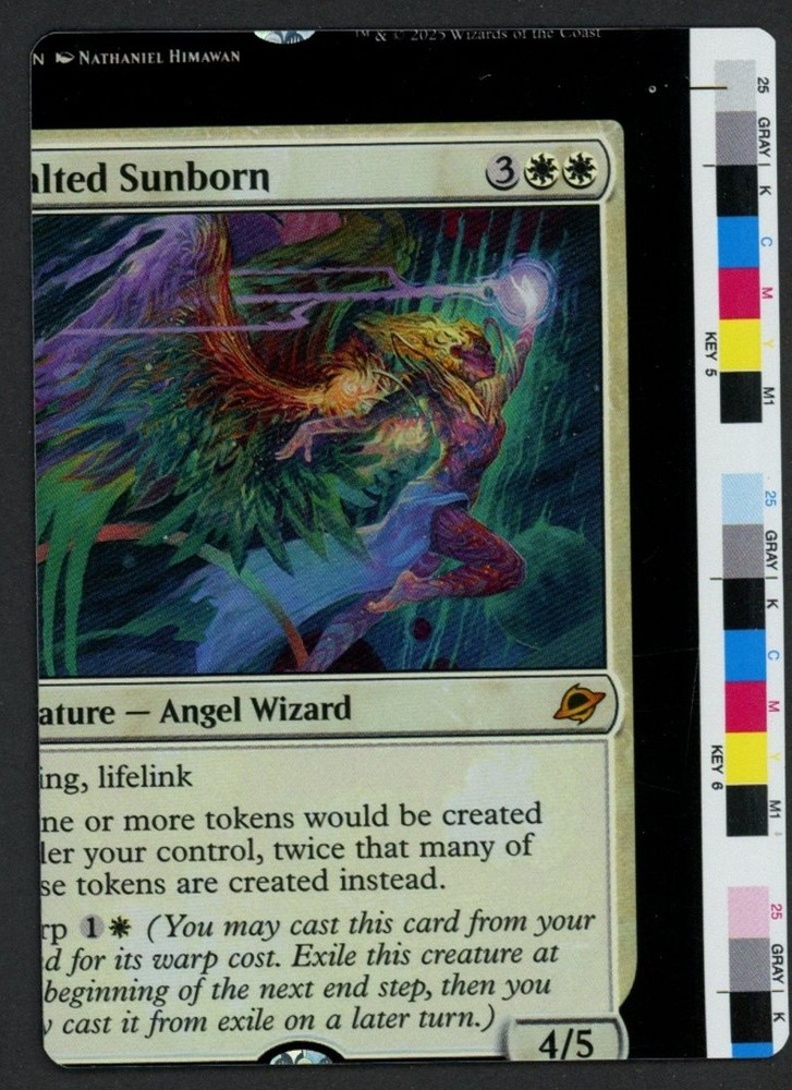 ***FOIL Exalted Sunborn NFC Miscut*** MTG Edge of Eternities Kid Icarus