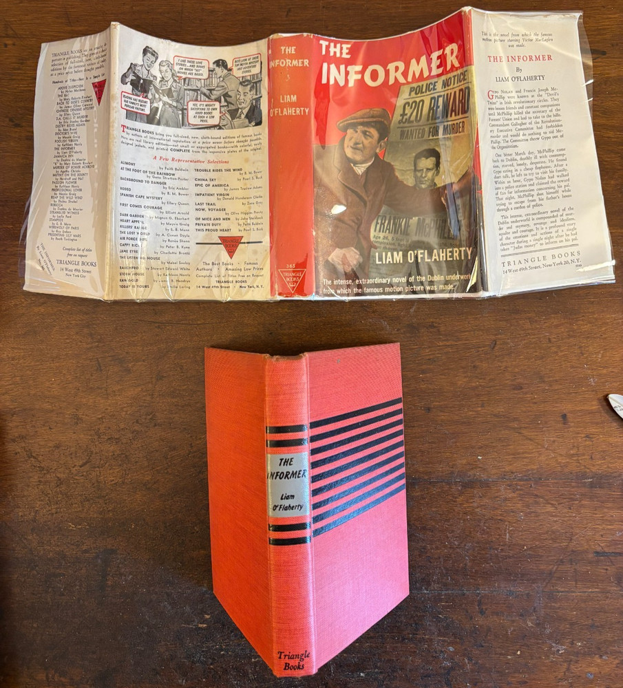 The Informer by O'Flaherty - Triangle movie tie-in DJ 1043 VG Victor McLaglen