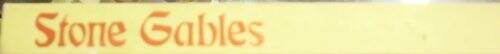Stone Gables - Hardcover By Graham, Brenda Knight - GOOD