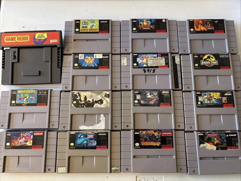 Super Nintendo SNES Game Lot