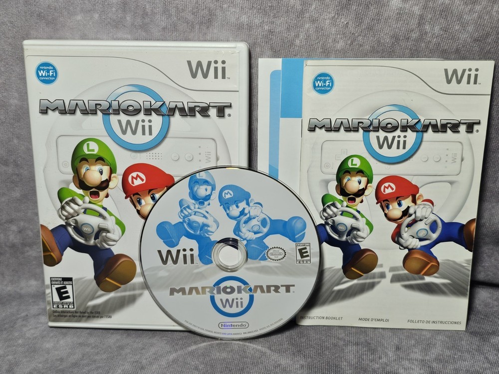 Mario Kart Wii (Nintendo Wii, 2008) Complete w/Manual CIB. Fast 🚢
