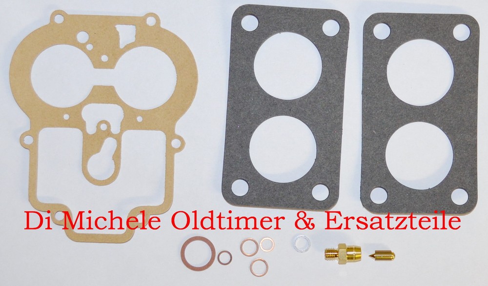 36-Piece DCS Weber Carburetor Rebuild Kit for Ferrari 250 & More, Includes Gaskets & Seals, Model B.0148
