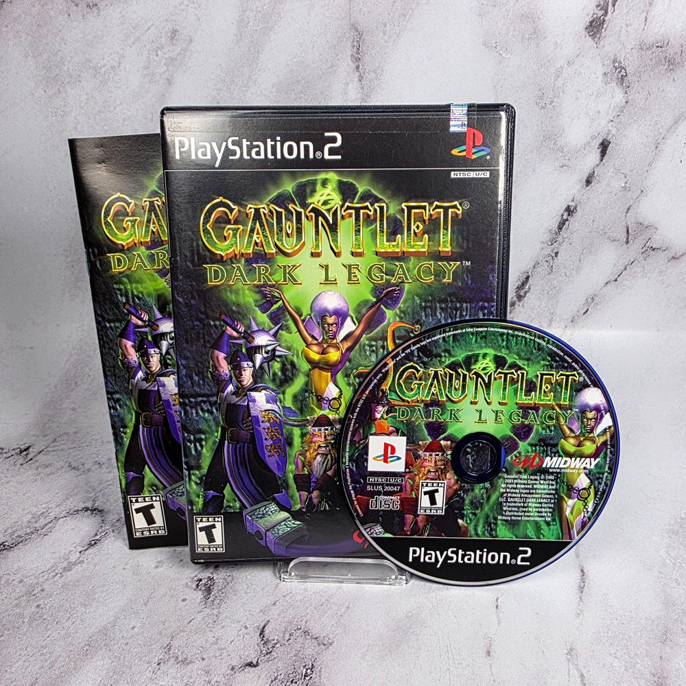 Gauntlet Dark Legacy (Sony PlayStation 2) PS2 CIB Complete Tested Game w/ Manual