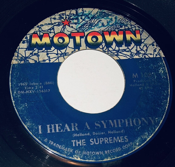 The Supremes  I Hear A Symphony/ Who Could Ever Doubt My Love 45 Rpm 7” 23Y5
