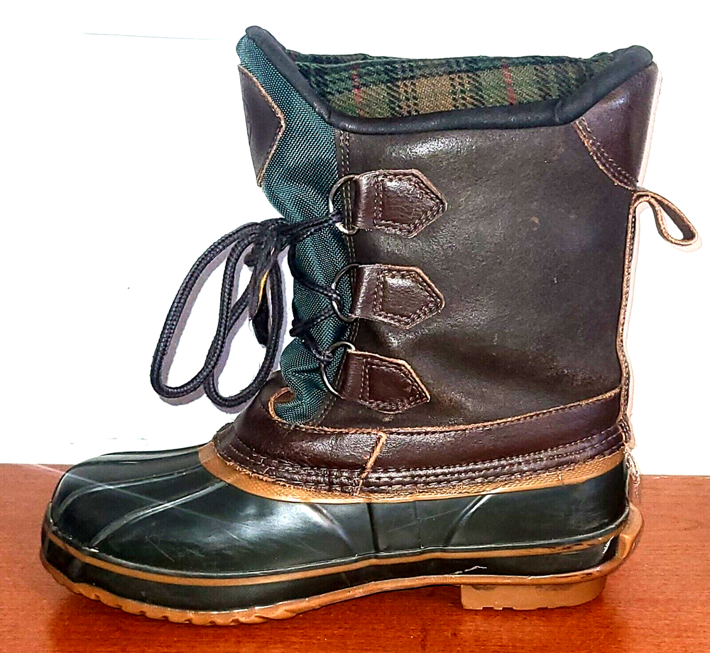 Men's 6M Insulated Duck Boots for Snow Winter Rain Mud by Bay Area Traders
