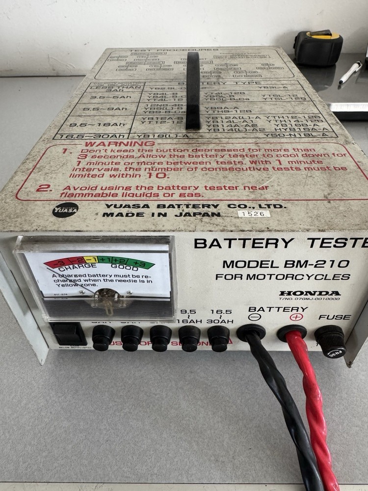 Honda (YUASA) Battery tester checker BM-210-AH dealer service tool
