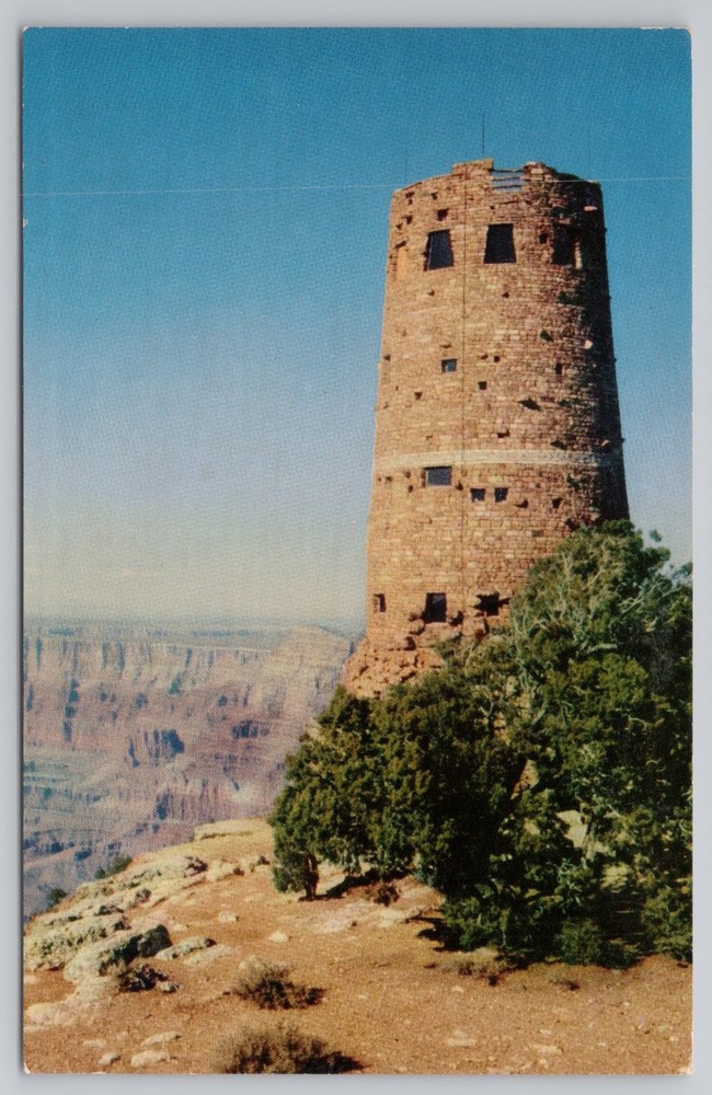 AZ Grand Canyon Hopi Watch Tower Arizona Postcard by Fronske