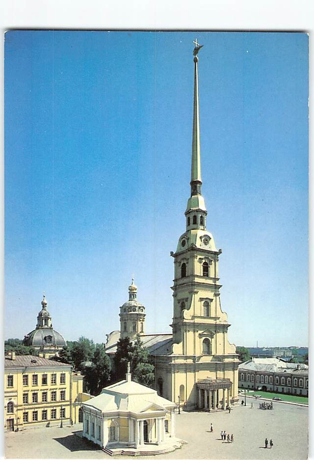 Postcard The Cathedral of Sts. Peter and Paul St. Petersburg Russia