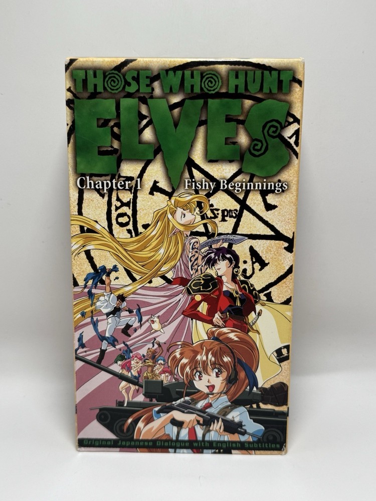 Those Who Hunt Elves Chapter 1 Fishy Beginnings VHS 1999 English Anime