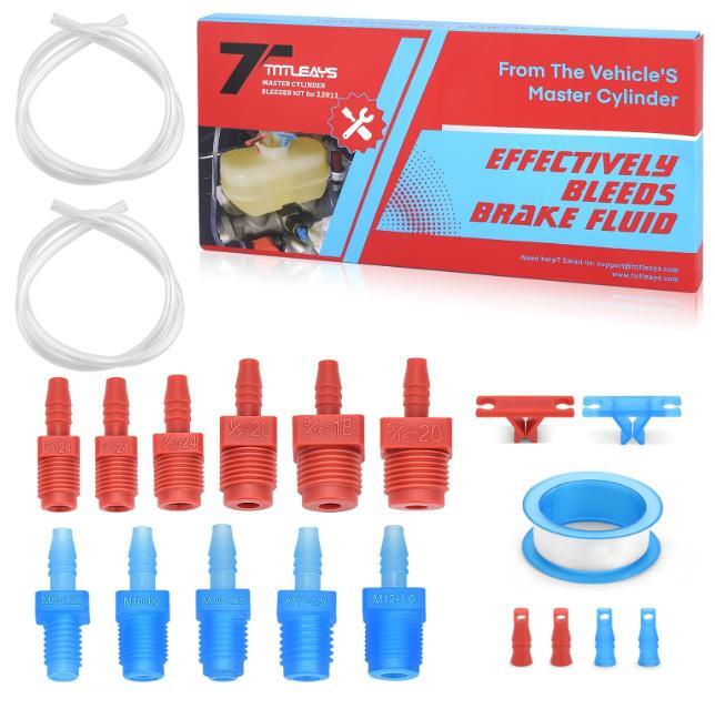 Brake Master Cylinder Bleeder Kit Replacement for 13911 with Bleeding Tool