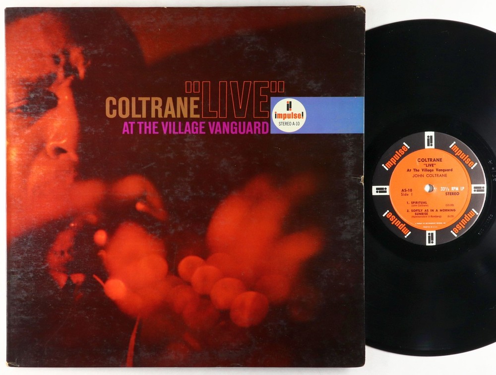 John Coltrane - Live At The Village Vanguard LP - Impulse - AS-10 Stereo RVG