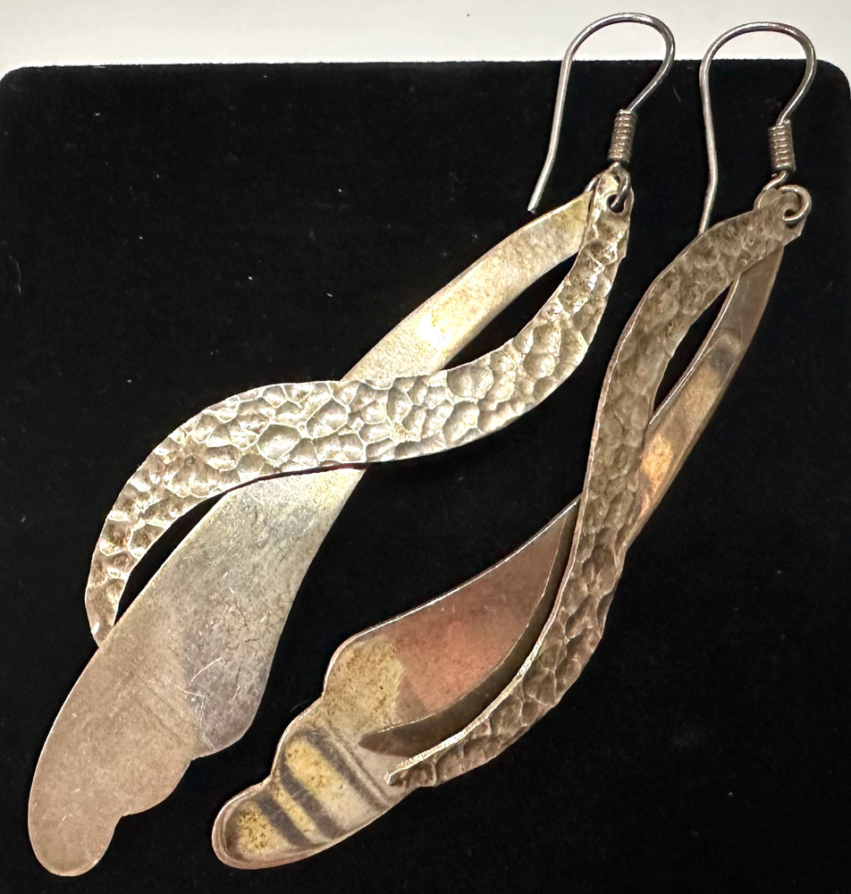 Vintage Dangle Earrings MARKED MEXICO TC 925 Sterling Silver Jewelry Lot H