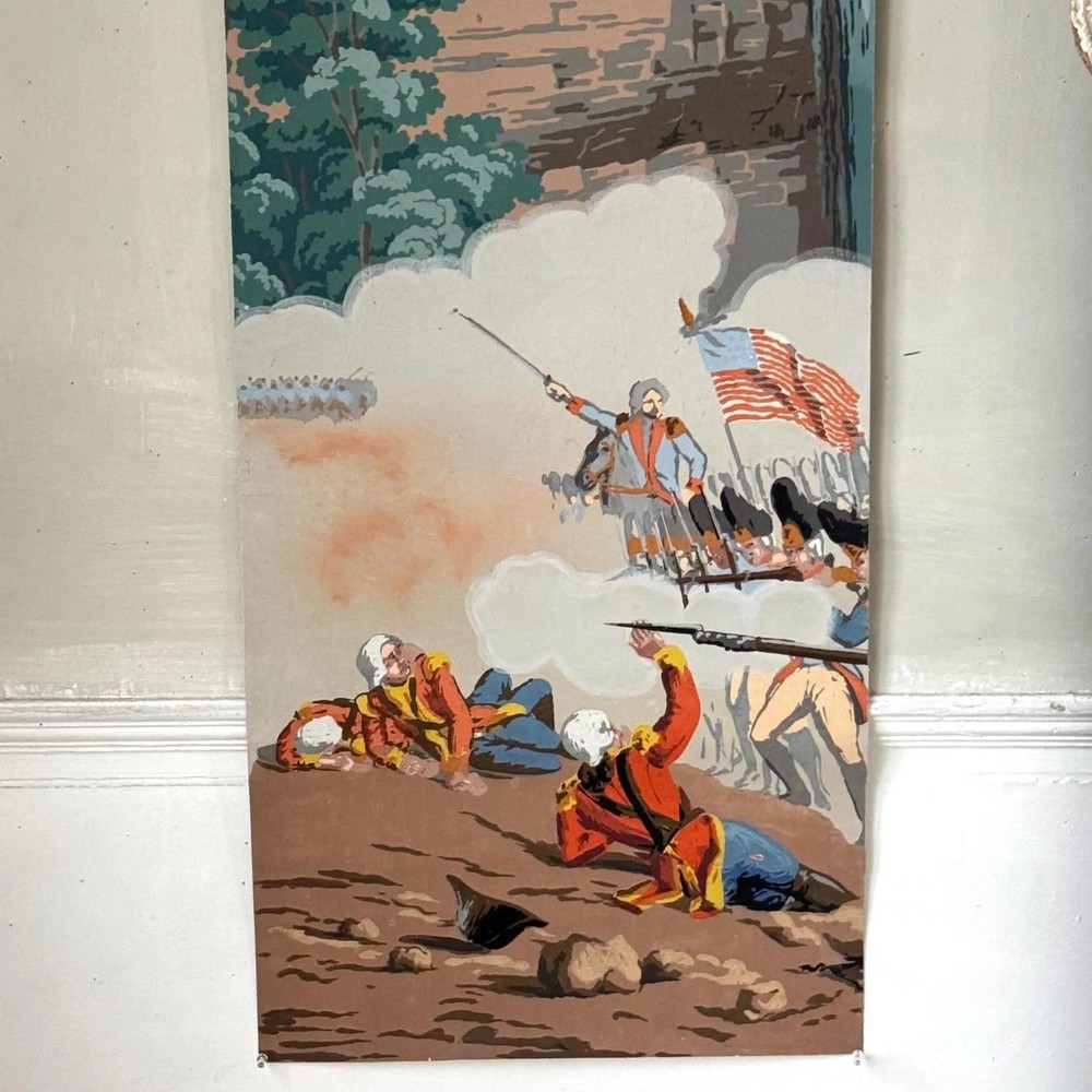 Zuber & Cie Guerres d’Indépendance Antique Mural Wallpaper Panel Scenic Battle