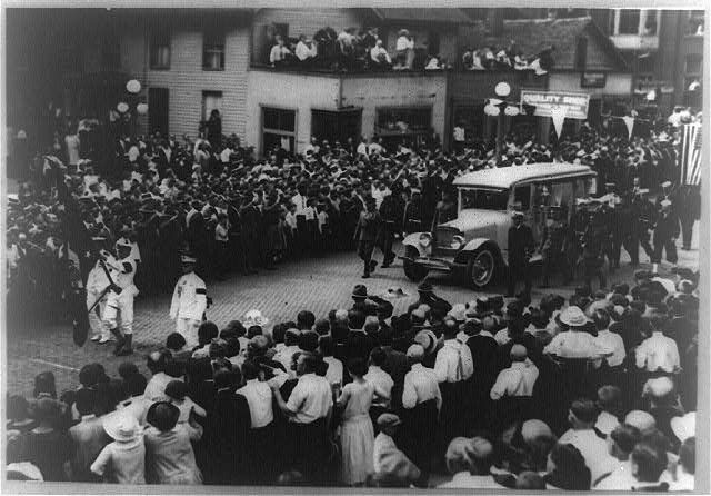 Photo:Marion Ohio,OH,Harding, Warren,Funeral procession 1923