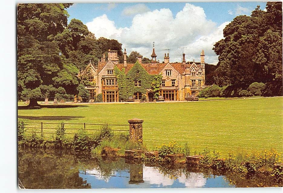 Postcard The Manor House Hotel Castle Combe Wiltshire England