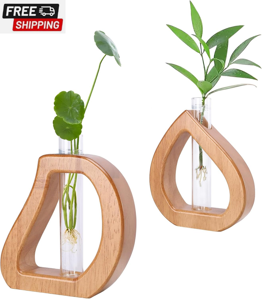 Plant Propagation Stations 2 PCS Propagation Wall Hanging Test Tubes for Plants