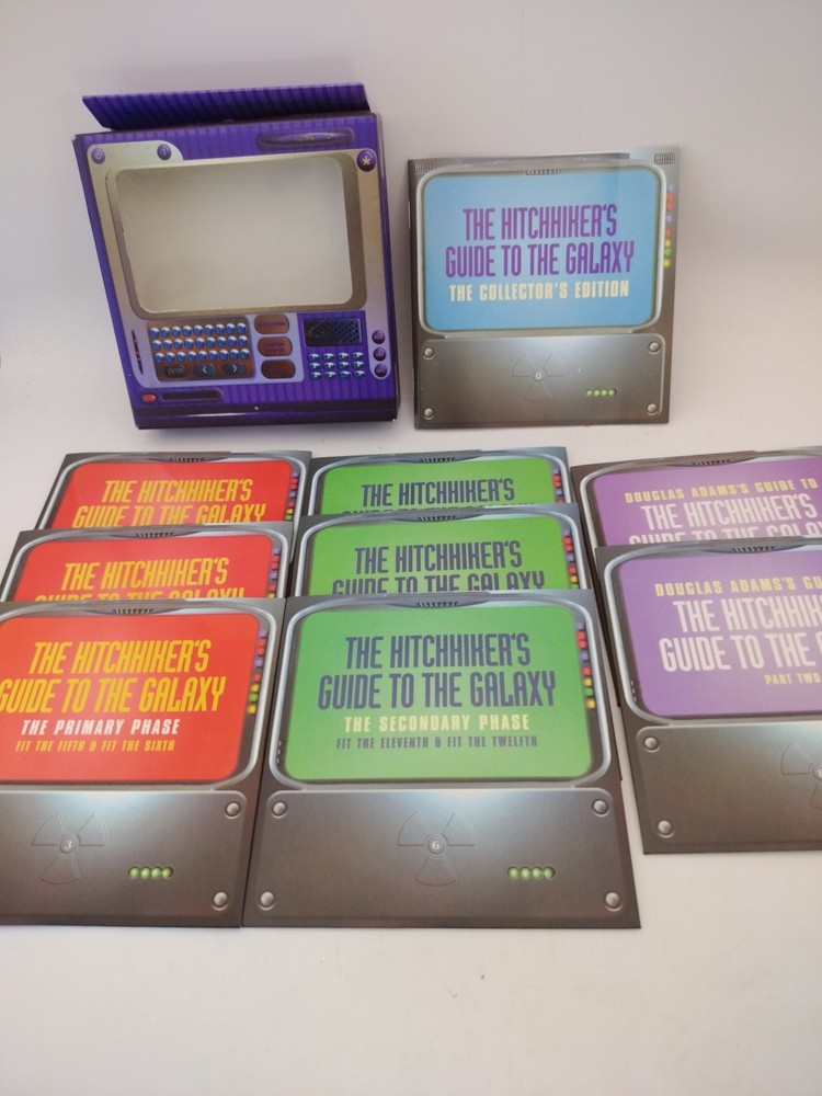 Hitchhiker’s Guide Galaxy BBC Radio 8 CD Collector’s Edition Complete Set