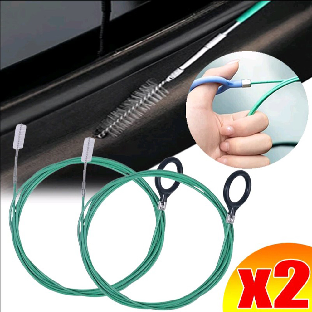 2X Car Parts Drain Dredge Sun Roof Sunroof Cleaning Brush Clean Tool Accessories