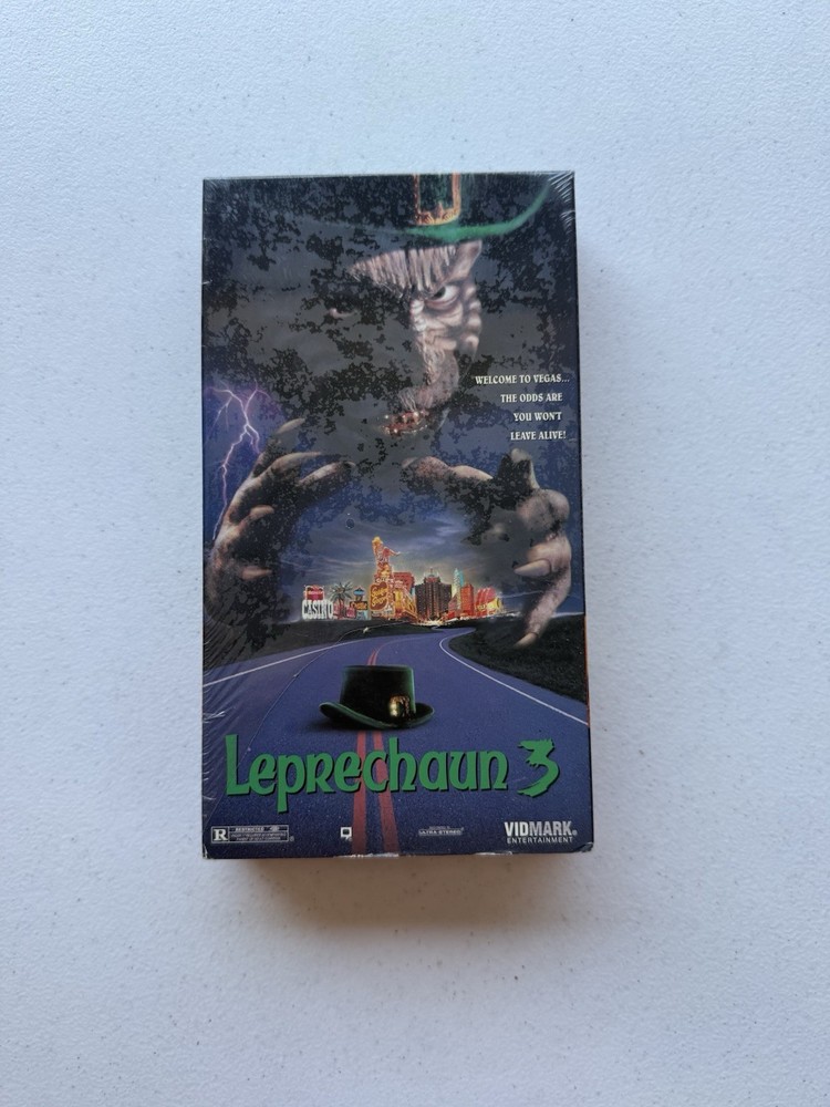 Leprechaun 3 1995 VHS Warwick Davis Rare Horror Tape