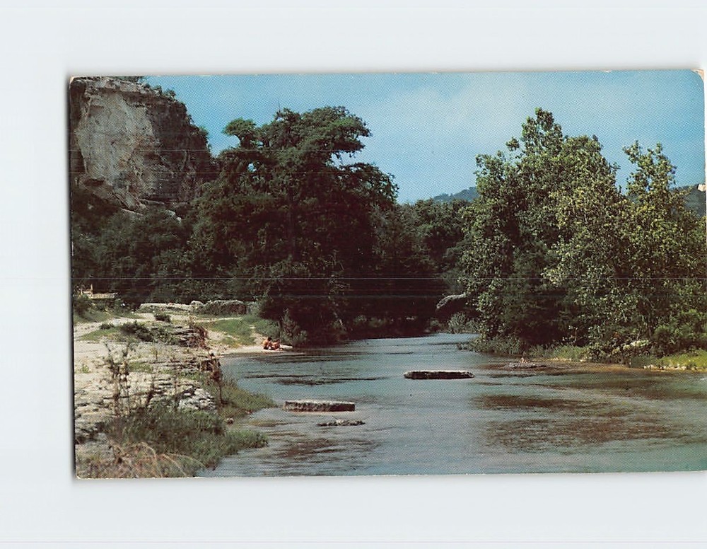 Postcard Frio River Cancan Texas USA