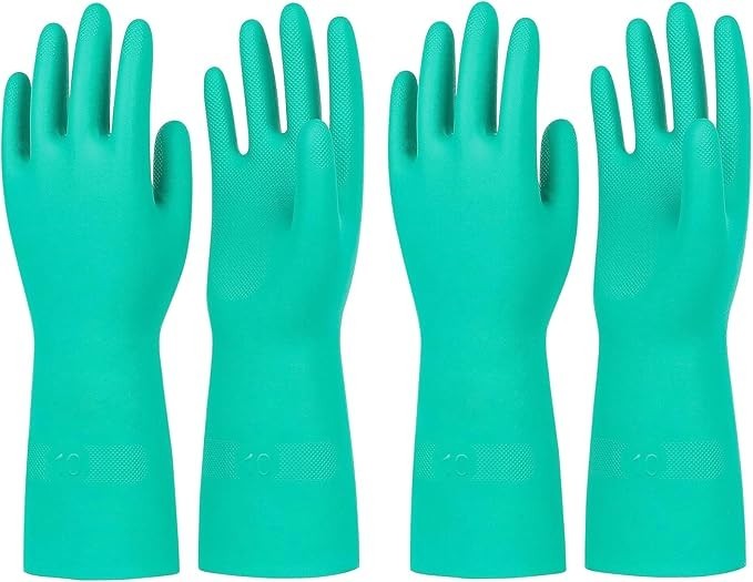 Chemical Resistant Nitrile Gloves for Household Cleaning and Drains