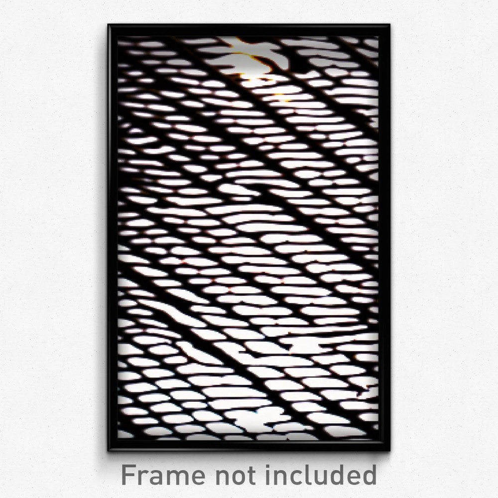 Pixel Art Poster - Distorted Grate (8 Bit Psychedelic Trippy Video Game Print)