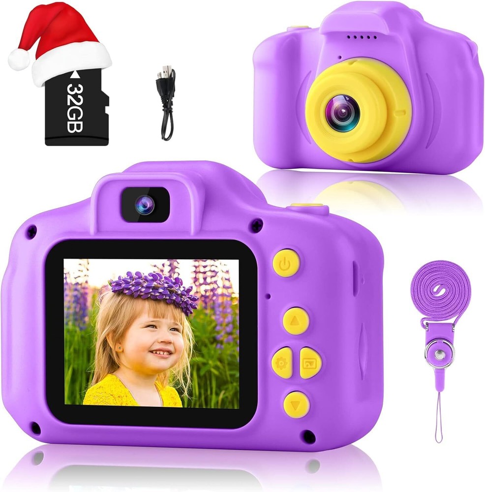 Toys for Girls Age 3-8, Digital Video Children Camcorder Birthday Gifts for 3...