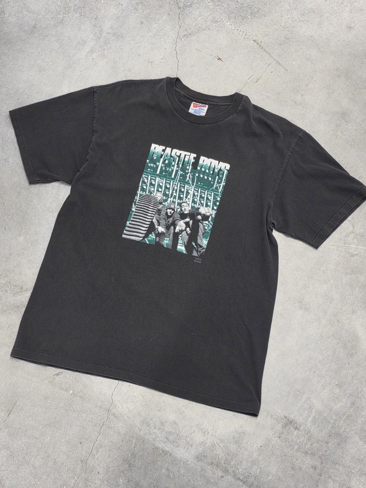 Vintage 90s Rap Tee Beastie Boys Ill Communication T Shirt Size L Single Stitch