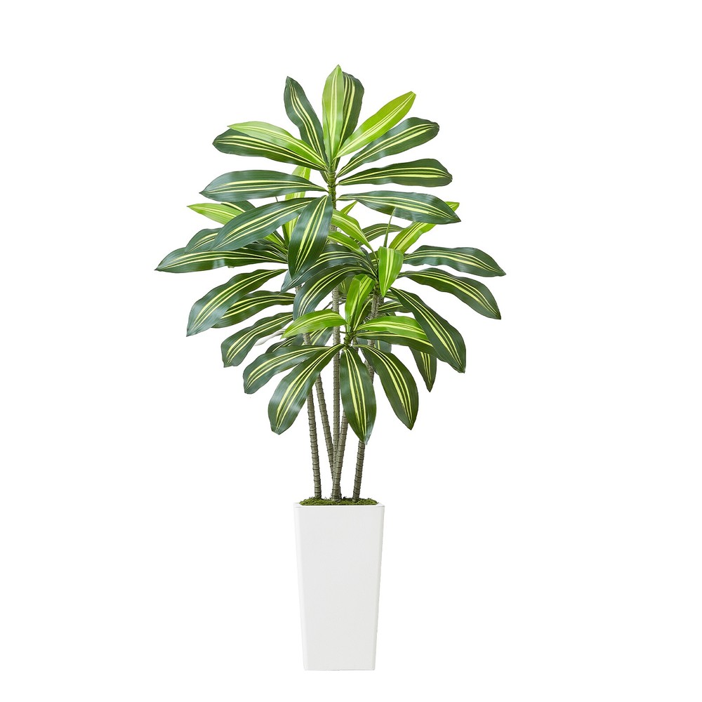 Uimoso 5ft Artificial Dracaena Tree in Pot Indoor Home Decor Faux Fake Plant