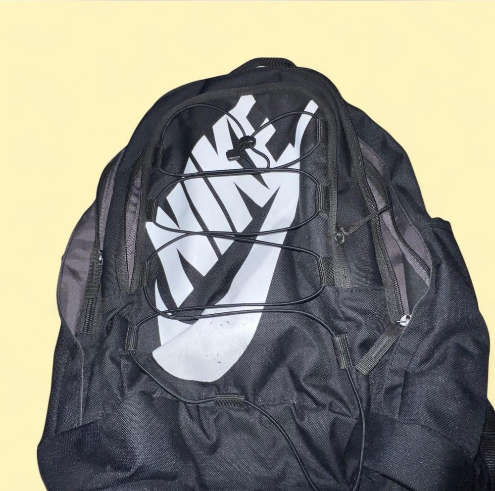 Black and White Unisex Nike Backpack Book Bag School Gym Travel Bag Unisex