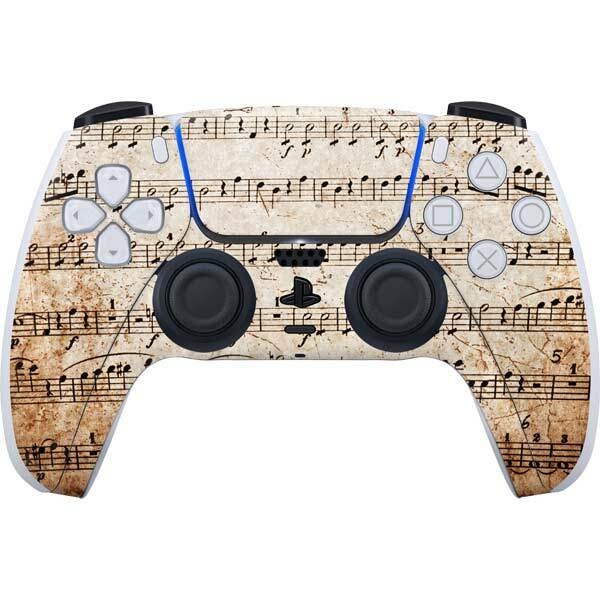 Music PS5 Controller Skin - Antique Notes