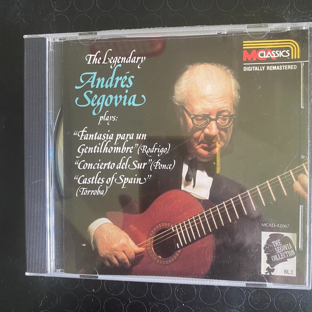 Andrés Segovia – Segovia Collection Vol. 2 CD 1987 Classical Guitar MCA