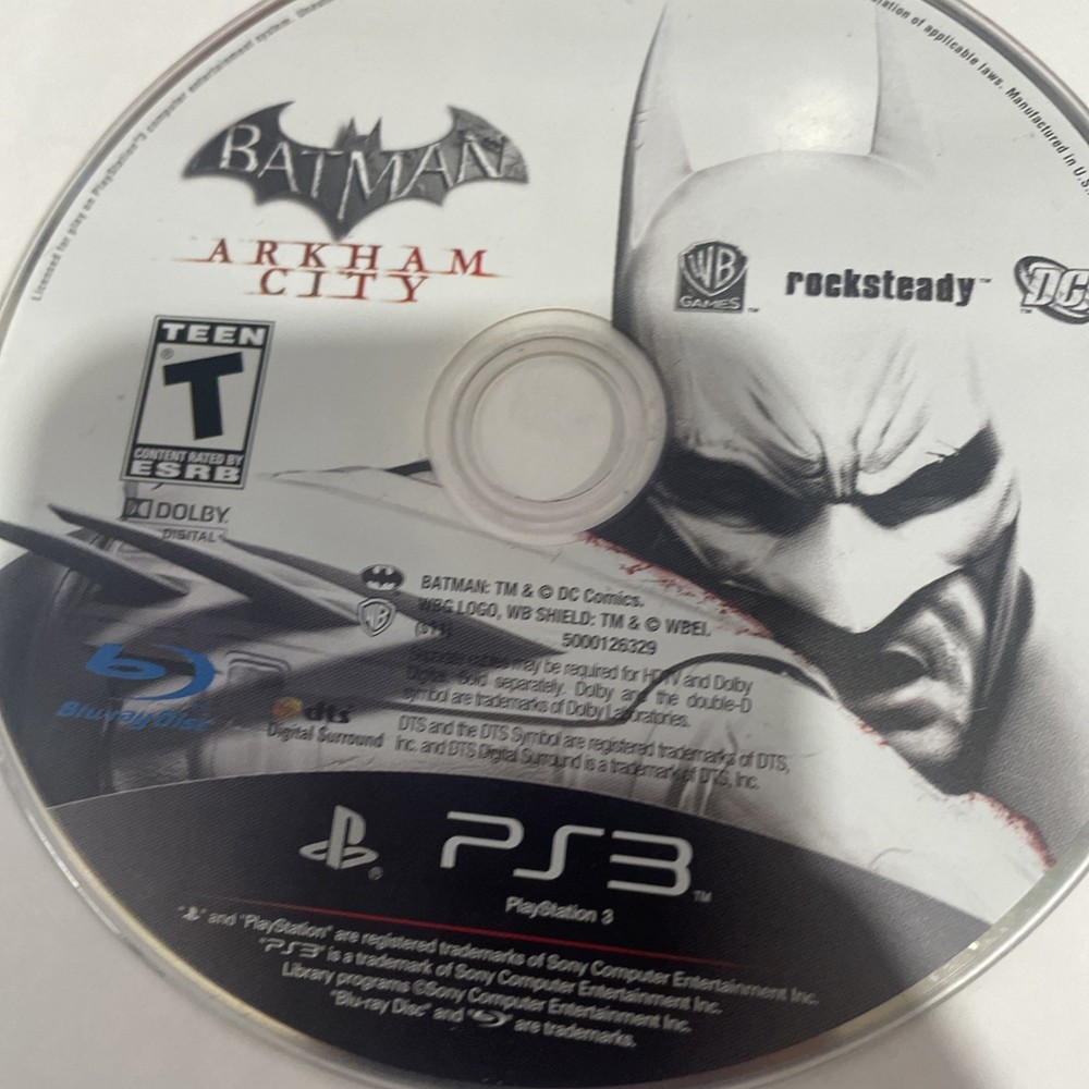 Batman: Arkham City - Sony PlayStation 3 - PS3 - *Disc Only* *Black Label*