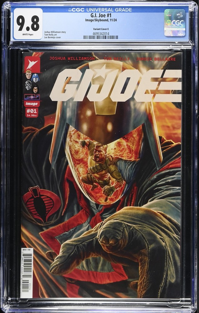 G.I. Joe 1 CGC 9.8 Bermejo Variant Cover