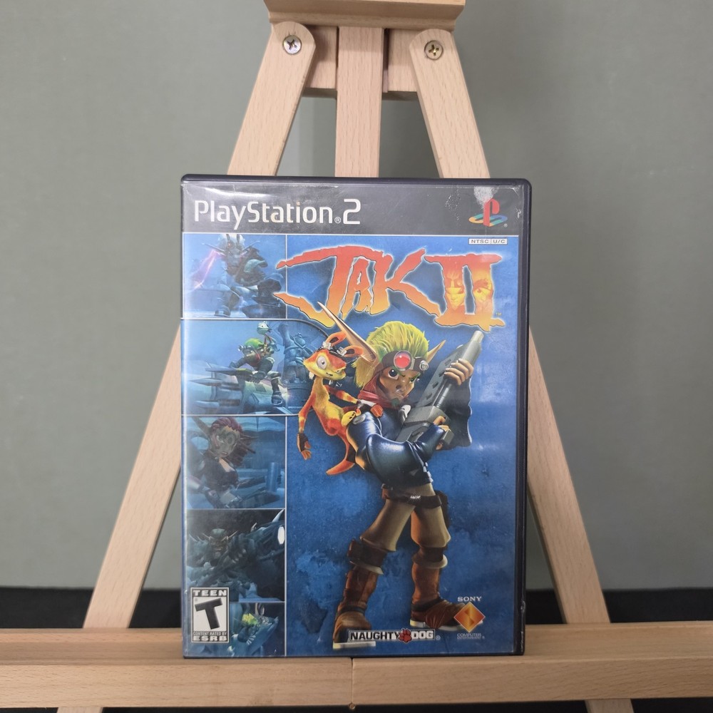 Jak II PlayStation 2 Complete In Box CIB Black Label